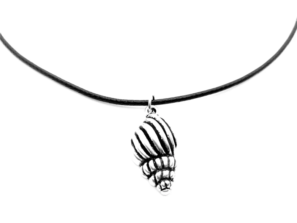 Ocean Winds Necklace Beach Conch Shell Pendant Necklace Seashell Sea Shell Necklace Nautical Ariel Mermaid Lether Rope Necklaces