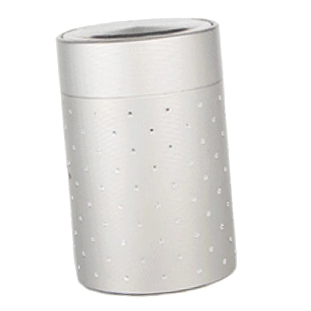 Tea Caddies Round Metal Tea Box With Lid Tea Jar Coffee Powder Cans 7 x 4.5cm