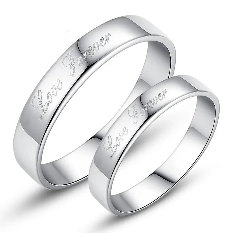

Fashionanillos Silver Forever Love Engagement Ring. Solid 925 Silver Couple Ring. Woman Or Man Single Ring. Wholesale Jewelry