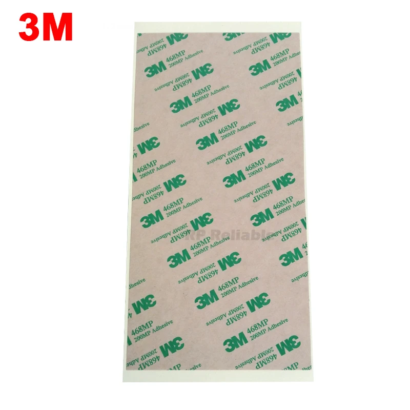 

1pcs 3M (10cm*20cm) 468MP Die Cut Double Sided Adhesive Transparent Sticker for Phone Tablet Pad Keyboard Rubber Fix