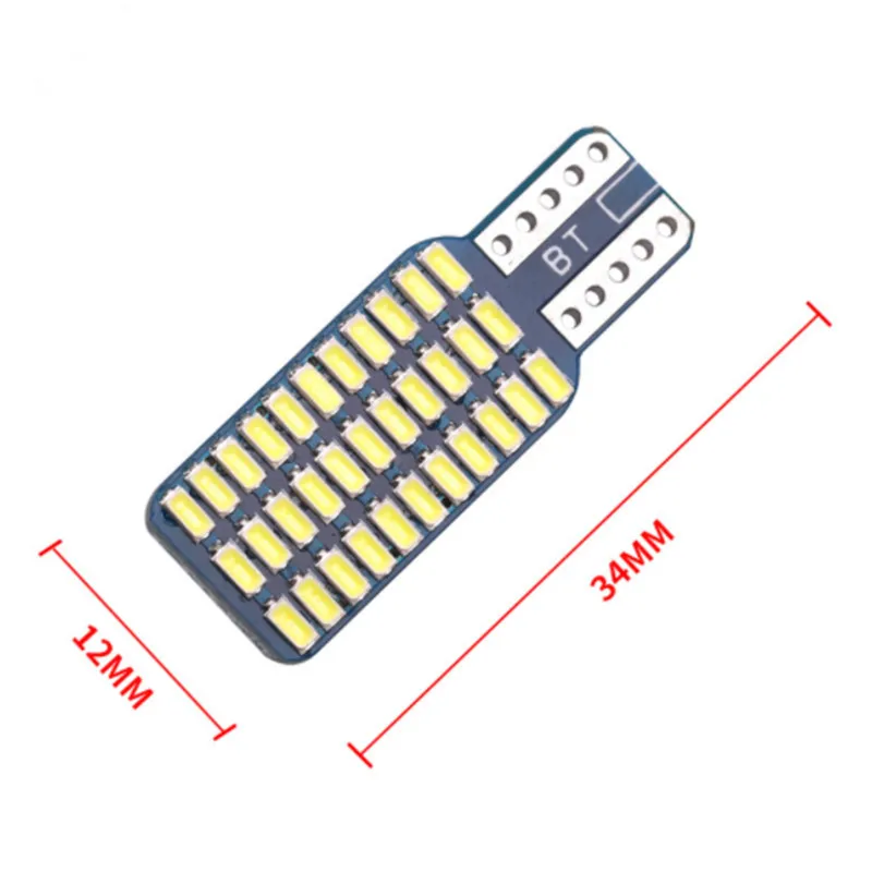 10 шт. T10 W5W 194 501 Led интерьер автомобиля свет 33SMD 3014 чип Чистый инструмент лампы Canbus