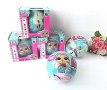 Cute LOL Boneca Plastic Surprise Egg Doll Toys For Girls Series 1 Series2 Little Lil Sisters