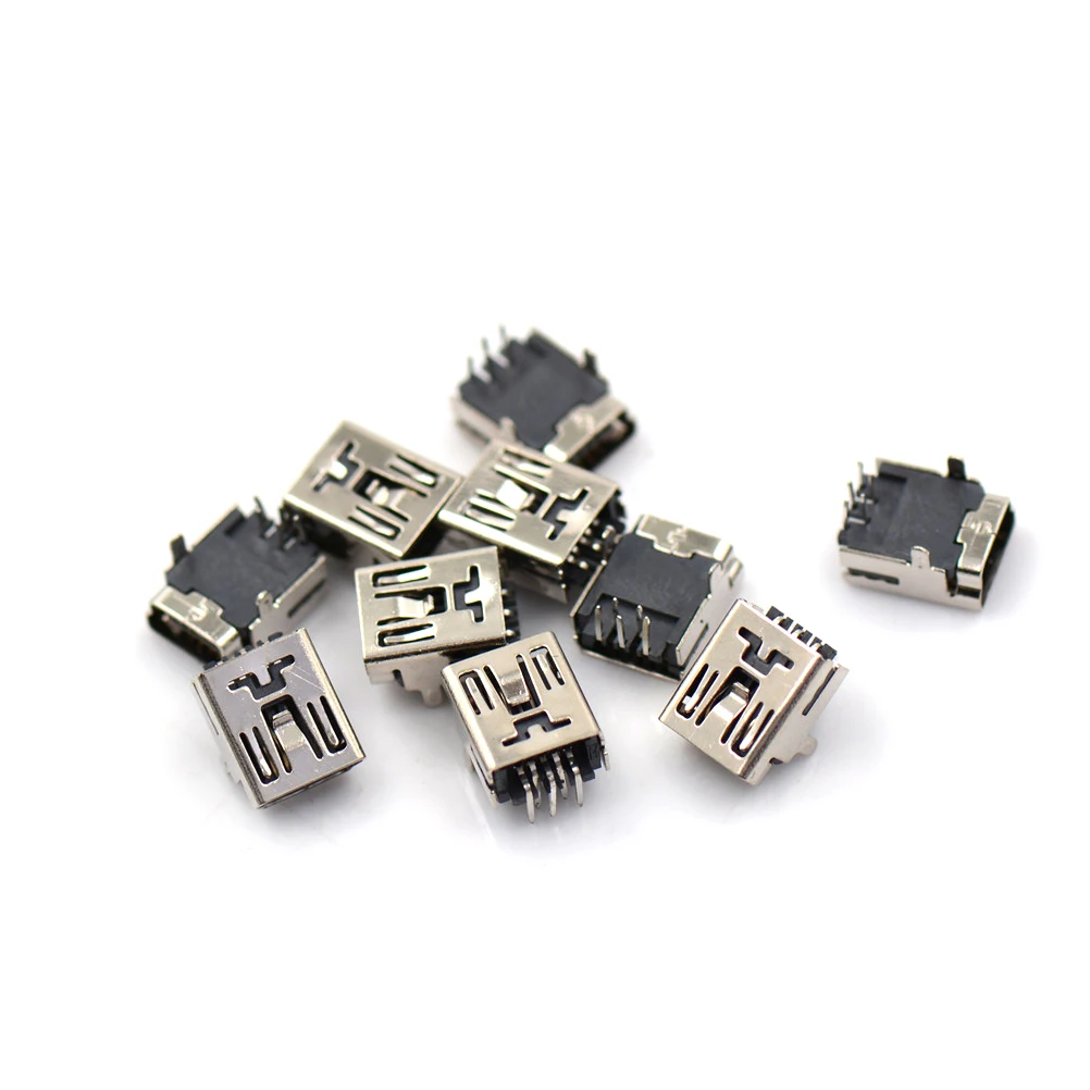 10 шт. мини USB разъёмы 5 контактов|Соединители| |