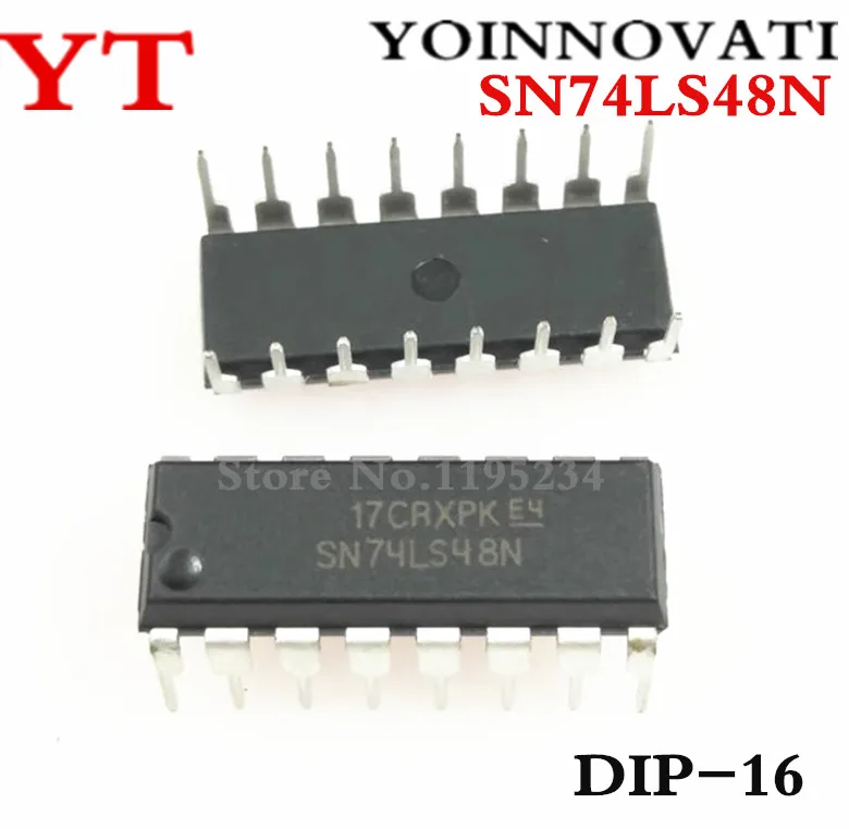 

50pcs/lot SN74LS48N SN74LS48 74LS48N 74LS48 DIP16 Best quality