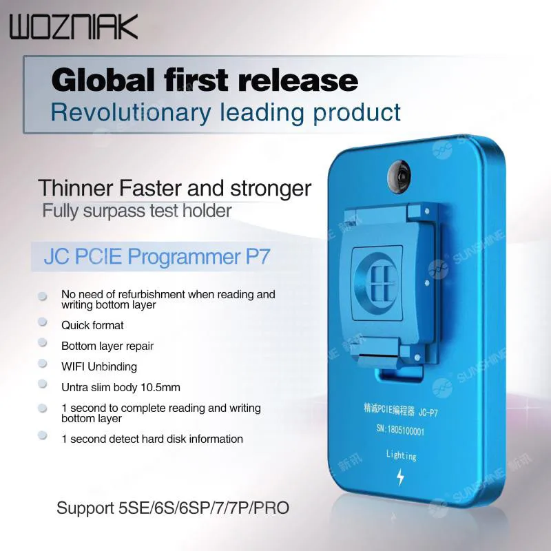 Многофункциональный жёсткий диск JC Pro1000S NAND программатор P7pro чтение ошибки записи