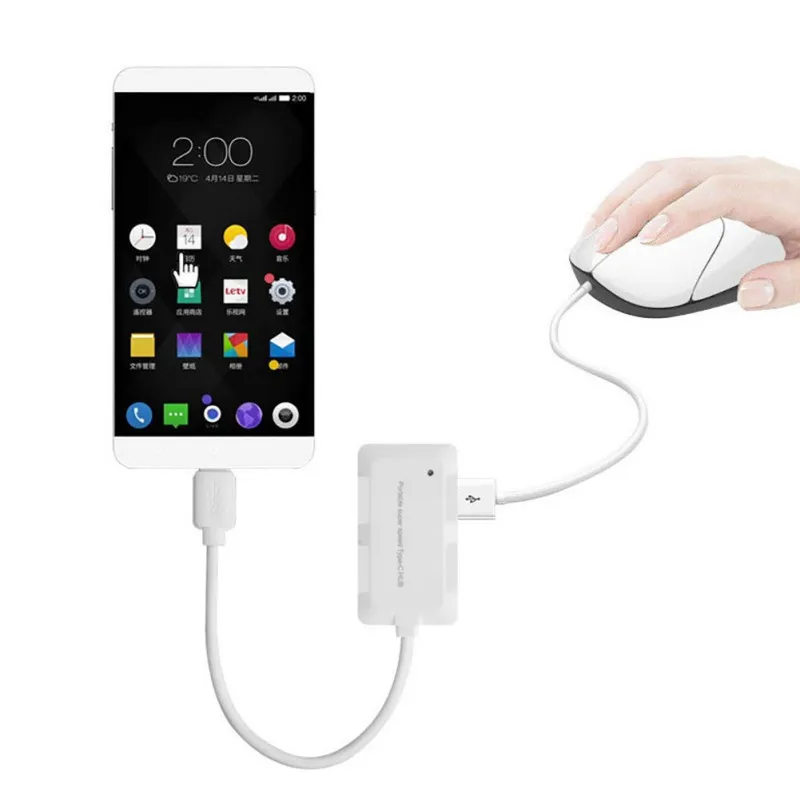Профессиональный концентратор USB C Тип на 4 порта 3 0 высокая скорость быстрой