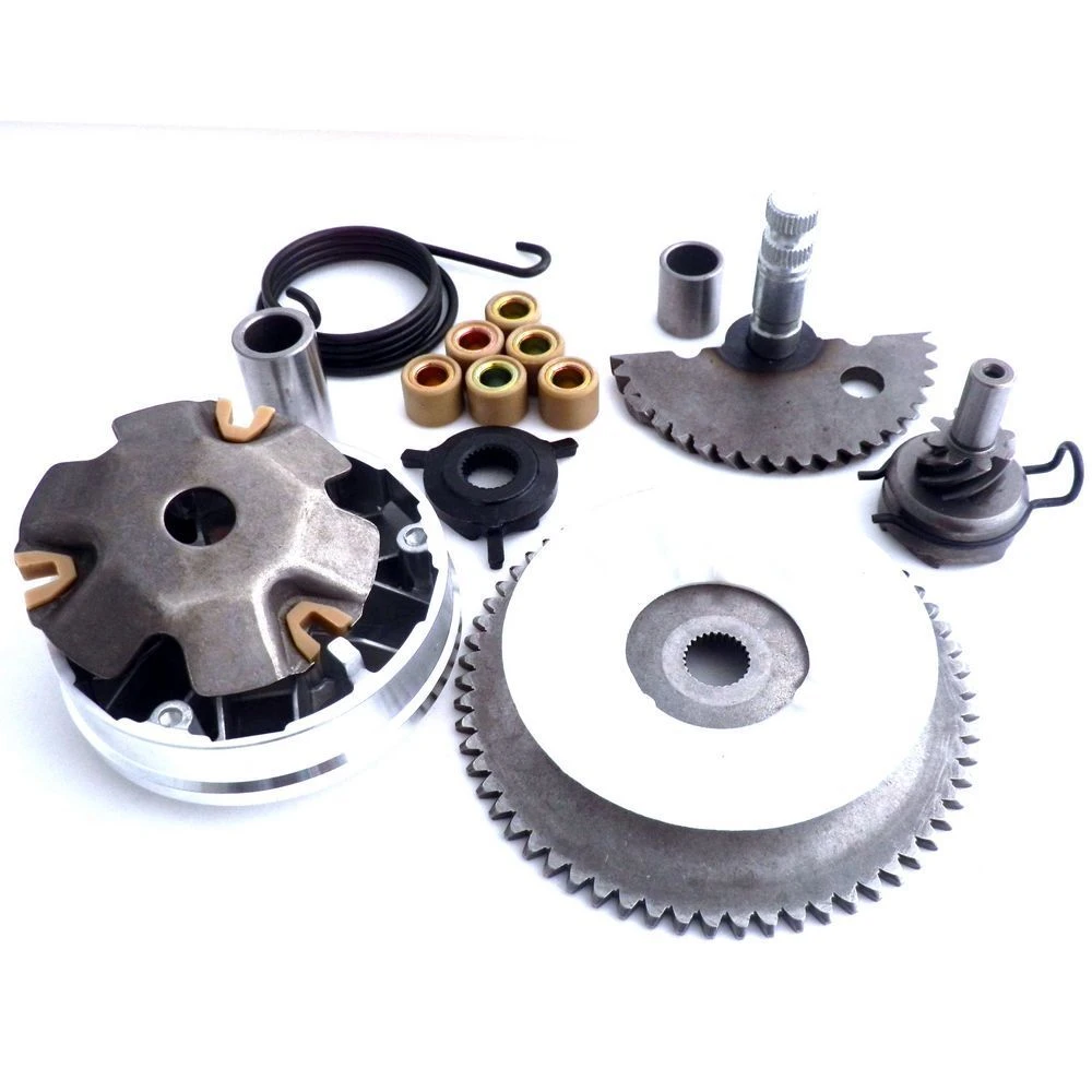 Kick Start Kickstarter Shaft Gear Spring + Front Clutch Variator With