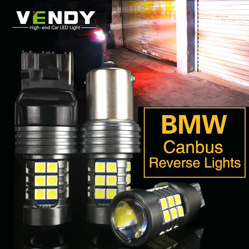 

2x T15 W16W 921 P21W BA15S Canbus Car LED Reverse Light Lamp Bulb For BMW E91 E92 E93 E28 E61 F11 E63 E64 E84 E83 F25 E70 320i