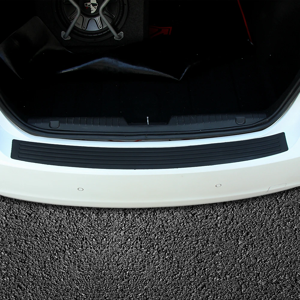 

New Rubber Rear Guard Bumper Protector Trim Cover For Nissan Teana X-Trail Qashqai Sylphy Sunny March Murano Juke Almera
