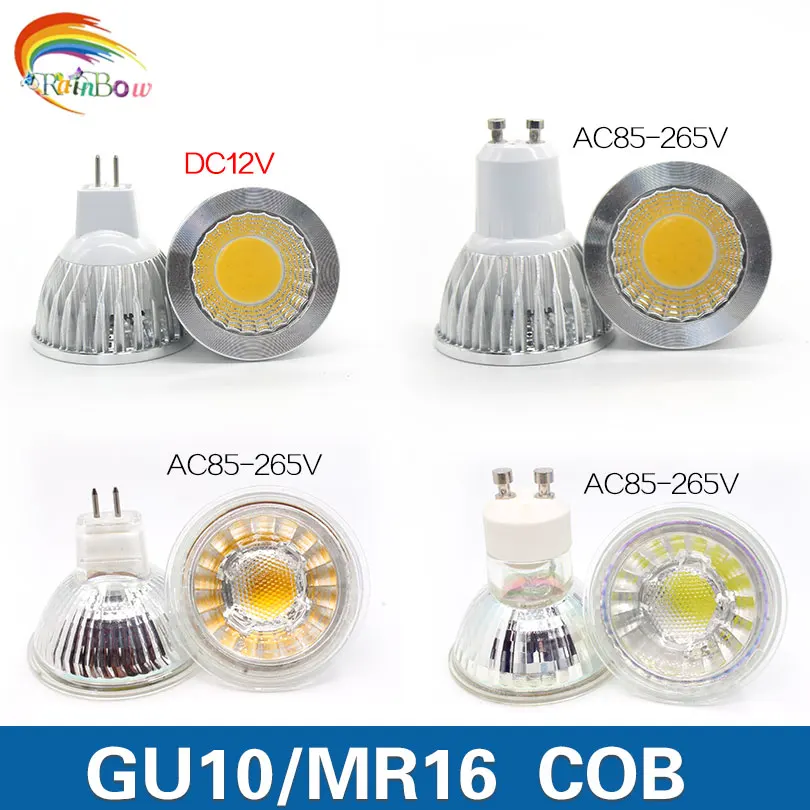 A+++ Energy Lowest price GU10 MR16 Glass LED Bulbs Dimmable bulb Led
