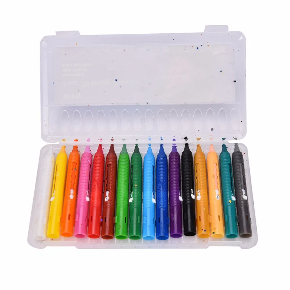 

16 Colors Face Painting Pencils Splicing Structure Face Paint Crayon Christmas Body Painting Pen Stick For Children Party Makeup