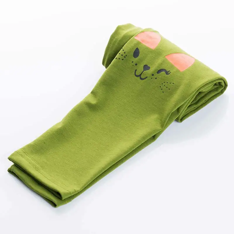 Kids Girls Leggings New Cotton Cartoon Pants For 2-6Y Girl Baby Girl Skinny Pencil Pants Children Elastic Waist Trousers Clothes (10)