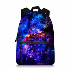 Galaxy Печать Вселенная пространство холст Рюкзаки многоцветный Школьные ранцы для Обувь для девочек feminina подростков Кампус Книга Сумка