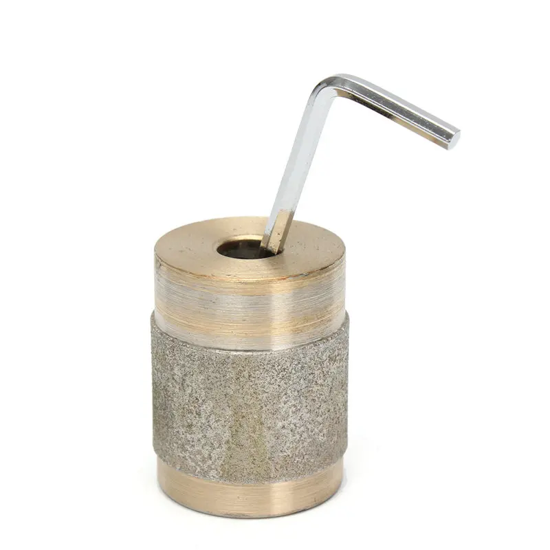 1PC 1'' Gel Bit Brass Glass Grinder Head Stained Glass Grinder Tools For Glass Stone High Quality