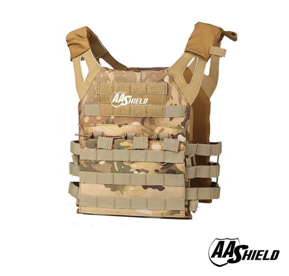 

AA Shield Molle Hunting Plates Carrier Lightweight Military Tactical Vest JPC Style / MC