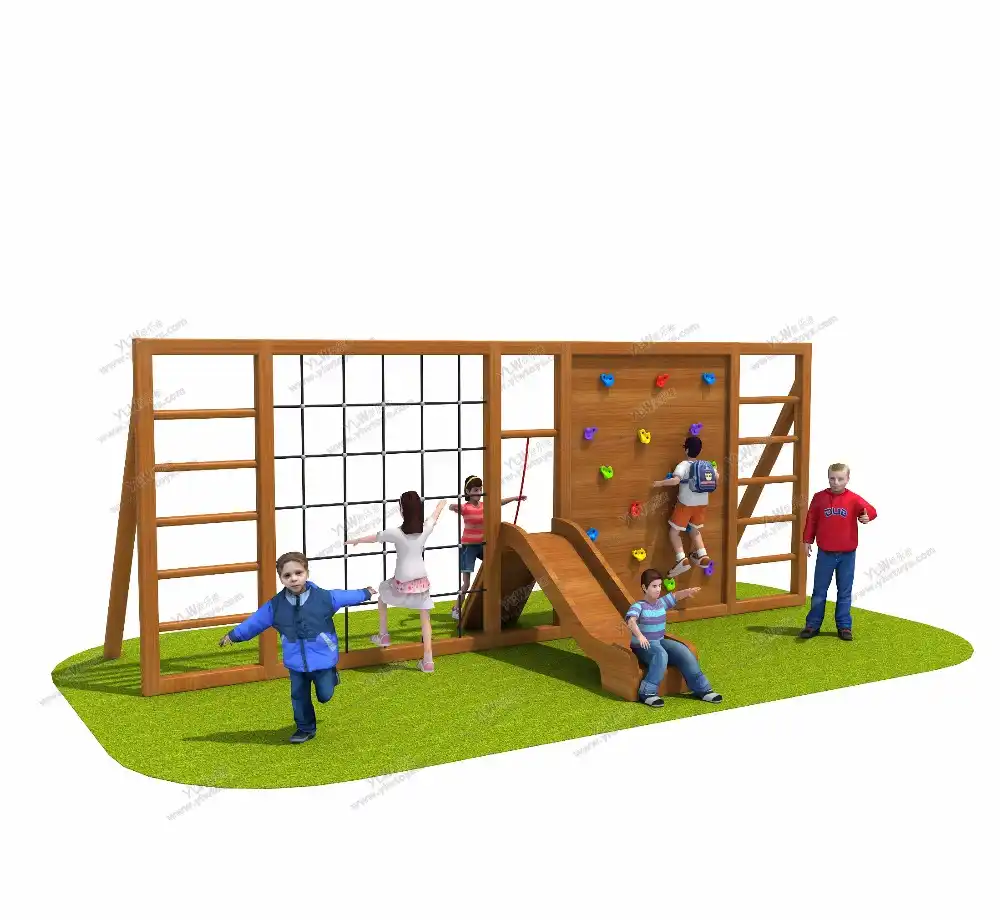 wooden play equipment