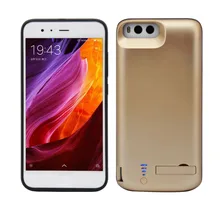 Расширенный телефон контейнер для аккумуляторных батарей для Xiaomi Mi 6 Портативный мощность Быстрая зарядка крышка 6500 мАч Внешний аккумулятор зарядное устройство чехол