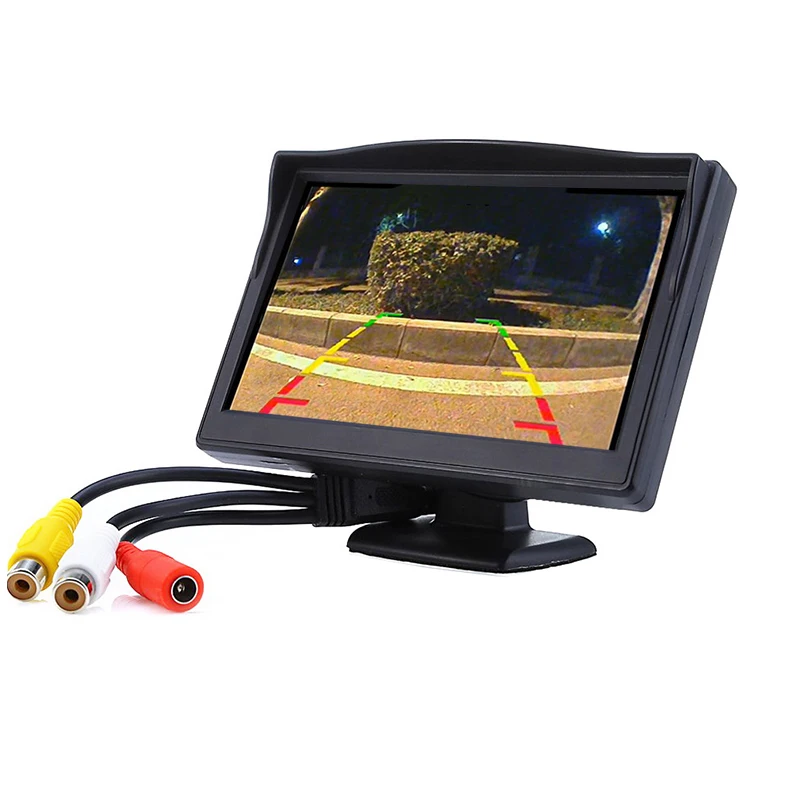5 &quot5 дюймов цифровой CCD автомобильный монитор 800*480 TFT LCD 16:9 экран заднего вида для