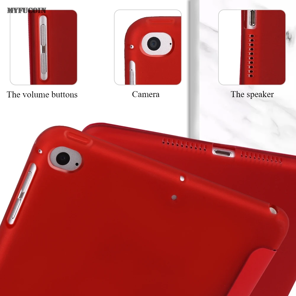 Чехол для iPad mini 5 4 Smart Cover ТПУ мягкий материал flexbility не трескается защитный