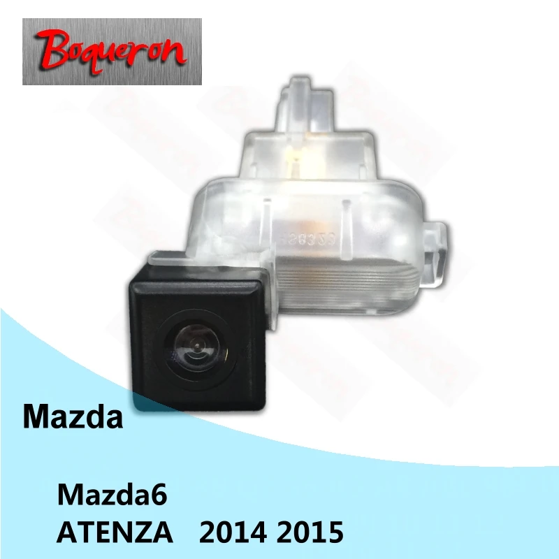 

BOQUERON for Mazda 6 Mazda6 ATENZA 2014 2015 Car Rear View Camera NTSC PAL Backup Reverse Parking Camera HD CCD Night Vision
