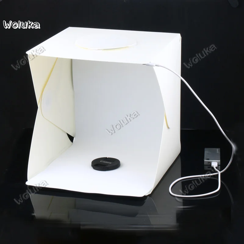 80cm LED Portable Studio Still Life Shooting Soft Box Set Photo Props Fill Light Box Color : Black