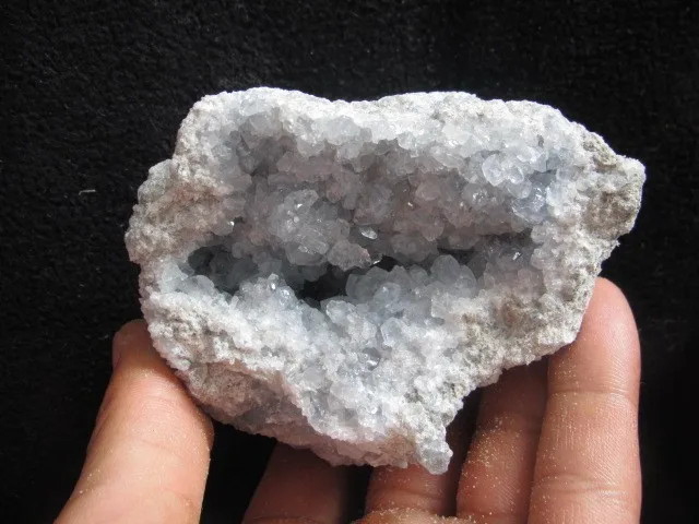 499 г натуральный кварцевый кристалл синий. Шпата отверстие исцеляющее из Мадагаскара A9