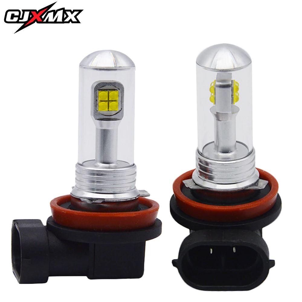 CJXMX H11 LED Fog Light Bulb Auto Fog Light Lamp Bulbs 1500LM 6000K