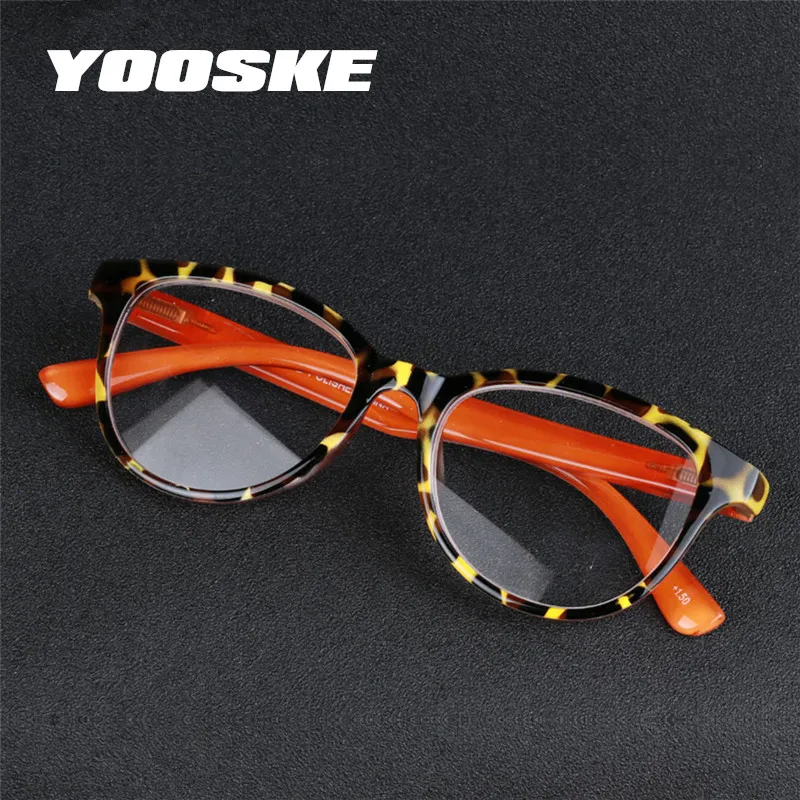 

YOOSKE Fashion Plastic Reading Glasses Men Women Presbyopic Unbreakable Reading Glasses 1.5 2.0 2.5 3.0 3.5