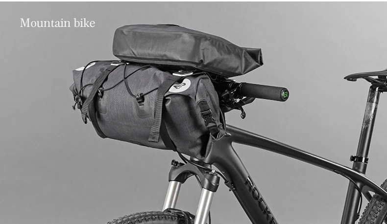 ROCKBROS 14L MTB дорожные велосипедные сумки водонепроницаемые передние Рули сумки стабильные дорожные большой емкости велосипедные аксессуары для велосипеда
