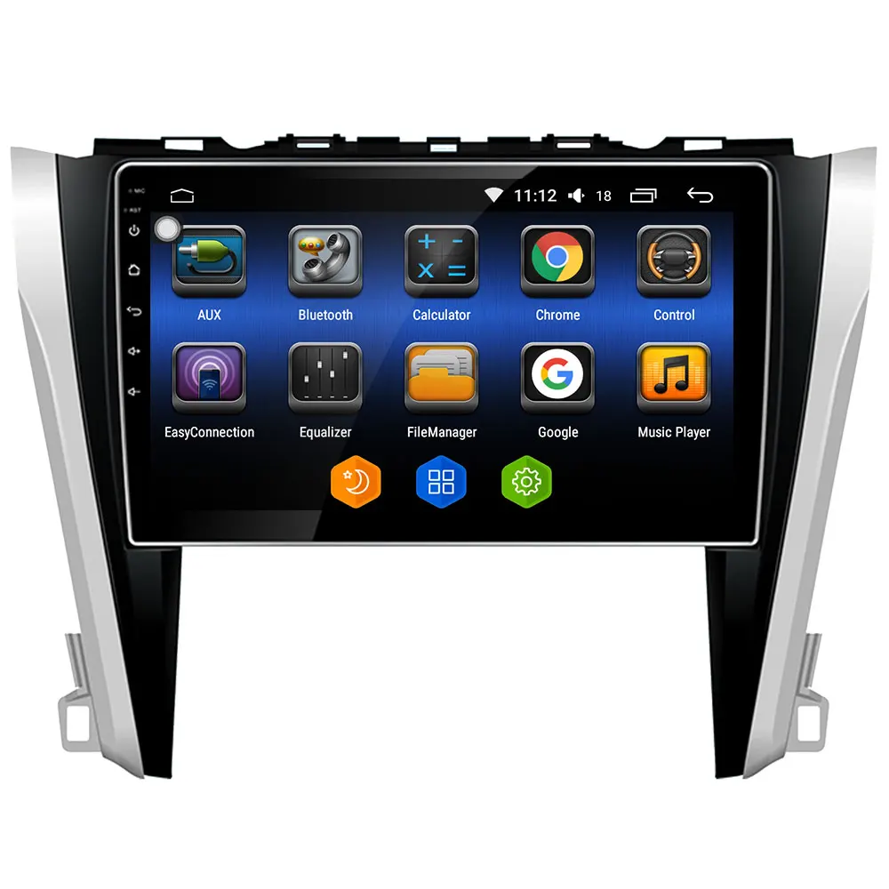 Best 10.1" IPS 4G DSP Carplay Android 8 Octa Core 4GB RAM 64GB ROM RDS BT Car DVD Multimedia Player Stereo For Toyota Camry 2015-2018 1