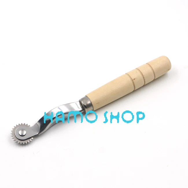

Free Shipping One 1pc 2mm Stainless Steel Leather Paper Overstitch Wheel Gear Roulette Spacer Sewing Leather Craft Tool