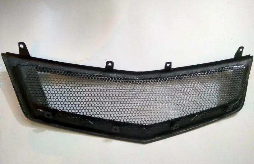 Смола волокна Передняя решетка Вокруг отделки Гонки грили отделка для Honda Accord евро MK8 Spirior 2009-2012