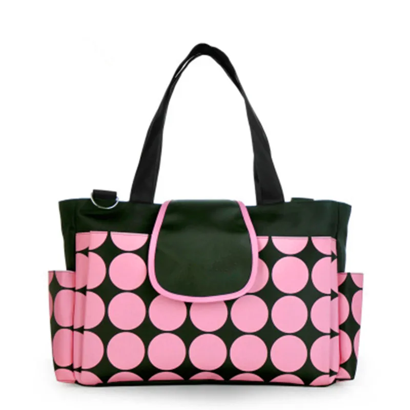 

Retro Wave Point Mummy Bag Multi-function Large Capacity Single Shoulder Mother Bag Maternity Supplies Travel Handbag F58