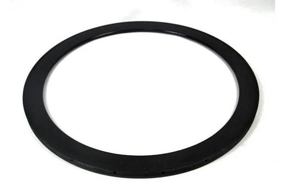

top quality 700c 50mm Carbon Tubular Rim 23mm width Road Carbon Bike Wheel only 385g /pc weight Basalt Braking furface