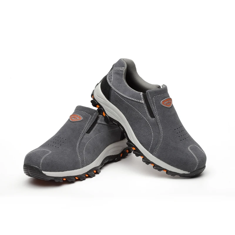 Men's Work Safety Shoes Breathable Steel Toe Cap Mans Footwear Military Construction Protective Boots Suede Shoes Sneakers 35-46