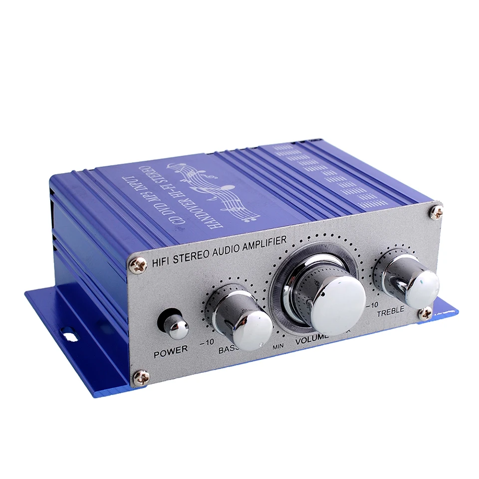 Мини усилитель HY2001 автомобильный стерео мощности HiFi аудио CD DVD MP3 прочный плеер +