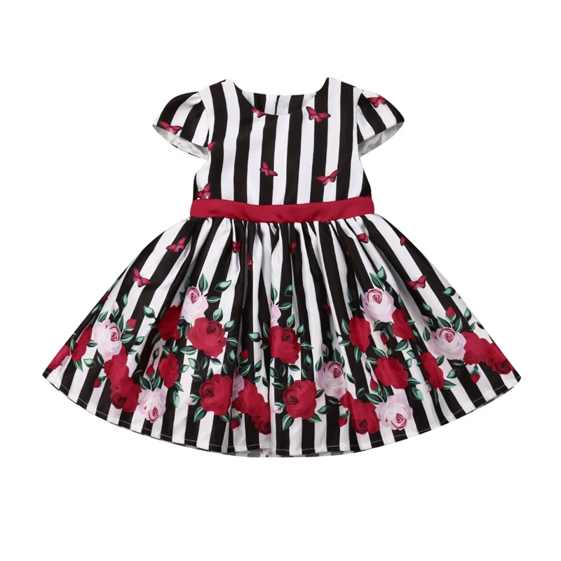 

Toddler Girls Dress Summer Floral Children Party Pageant Dresses Princess Clothes Kids Girls Tutu Dress Girls Wedding Dresses