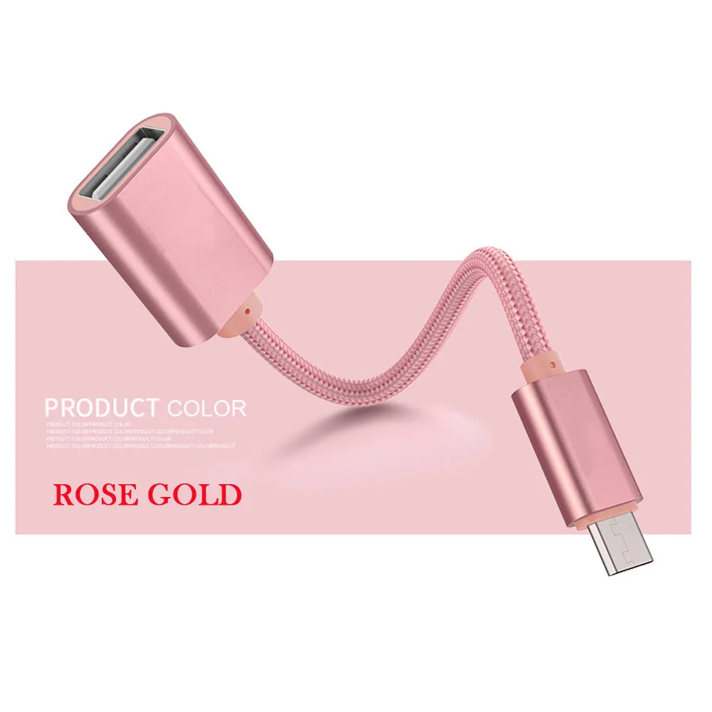 Новый креативный Портативный Micro Usb штекер USB кабель адаптер OTG синхронизации