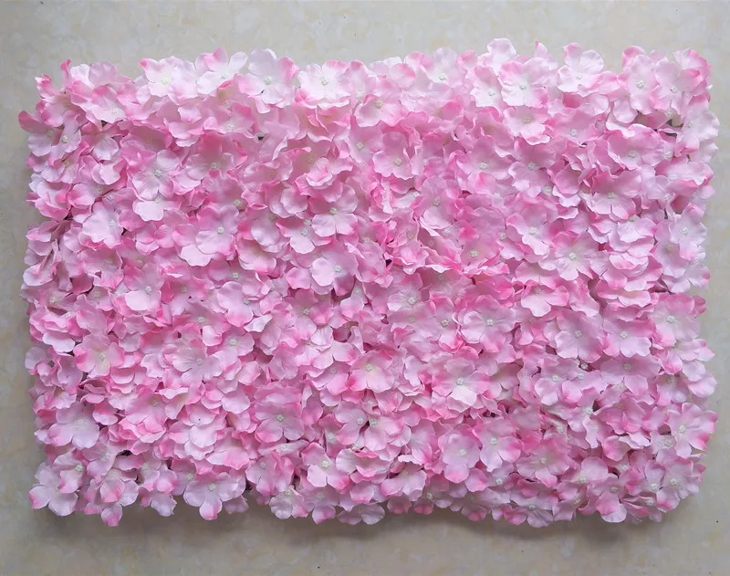 Новое поступление 240x240 см высококлассные цветок гортензии Настенный комплект с подставкой DIY свадебный фон украшения - Цвет: light pink