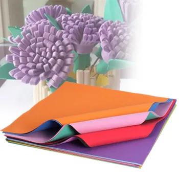 

10 Pcs/Sets 50*50CM/ Foam Paper Handmade Foam Sheets Sponge Paper DIY Handcraft Materials Multicolour Flower Prop Party