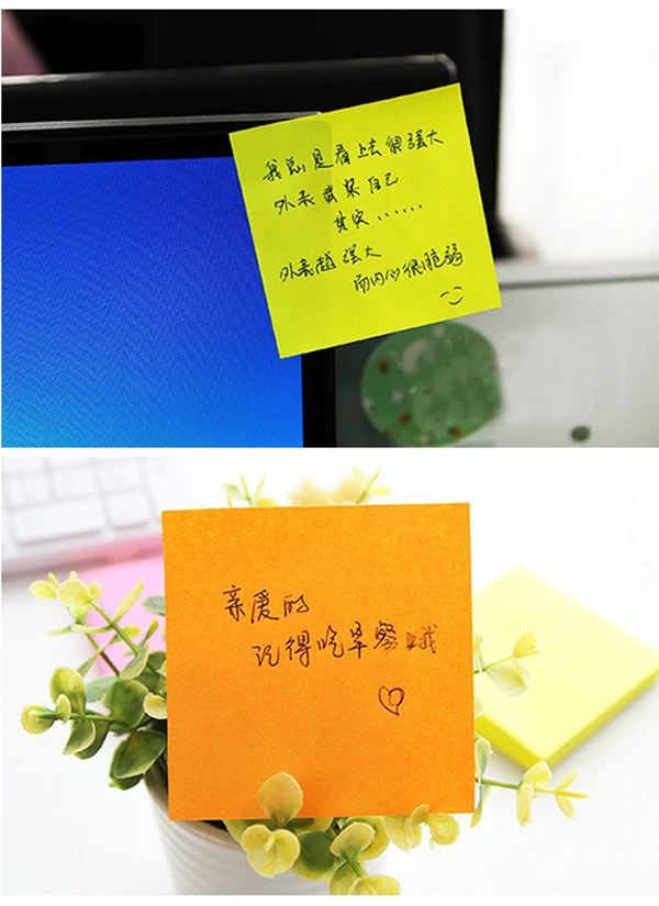 5 шт./лот 100 простыни Детские Макарон карамельный цвет Sticky Note Портативный Клей Бумага Блокнот офис школьные канцелярские принадлежности