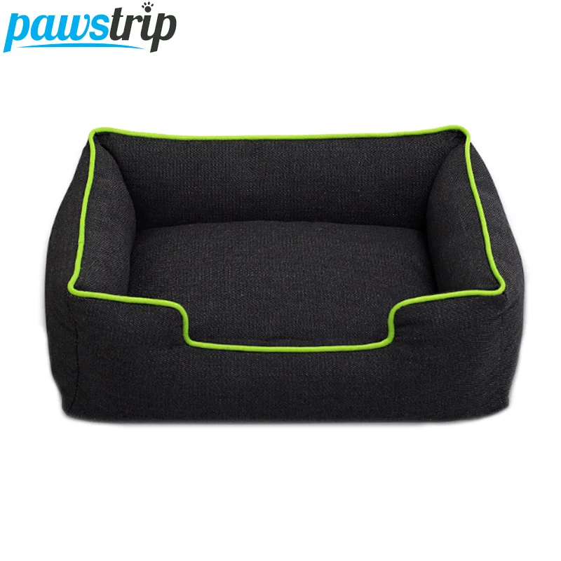 Pawstrip, 4 цвета, джинсовая кровать для маленькой собаки, водонепроницаемая Нижняя кровать для щенка чихуахуа, зимняя теплая кровать для кошки, домик S/M/L