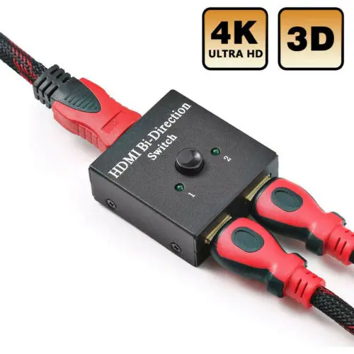 2 в 1 В Out UHD 4K Bi Direction HDMI 0 Switch Switcher Splitter Hub HDCP 3D |