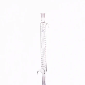

Format serpentine condenser,Spiral condensation length 800mm,Condenser Graham with fused inner tube,standard ground mouth 29/32