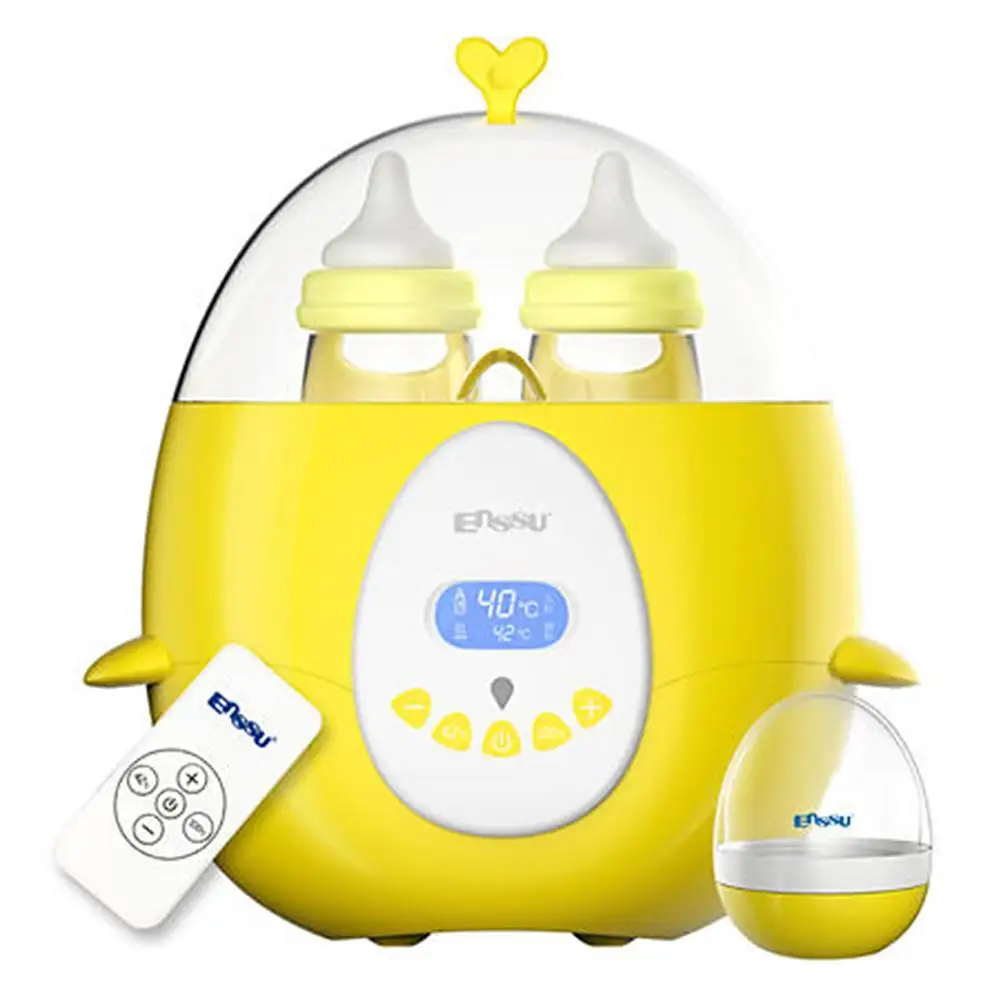 

Enssu Baby Smart Remote Control Double Bottle Warm Milk Thermostat Disinfection Steam Eggs Multi-function Free Shipping
