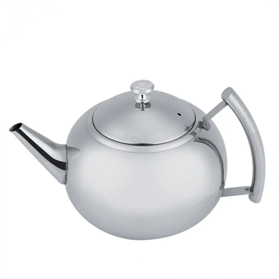 2L Stainless Steel Tea Pot Coffee Drip Kettle Pot Teapot With Strainer