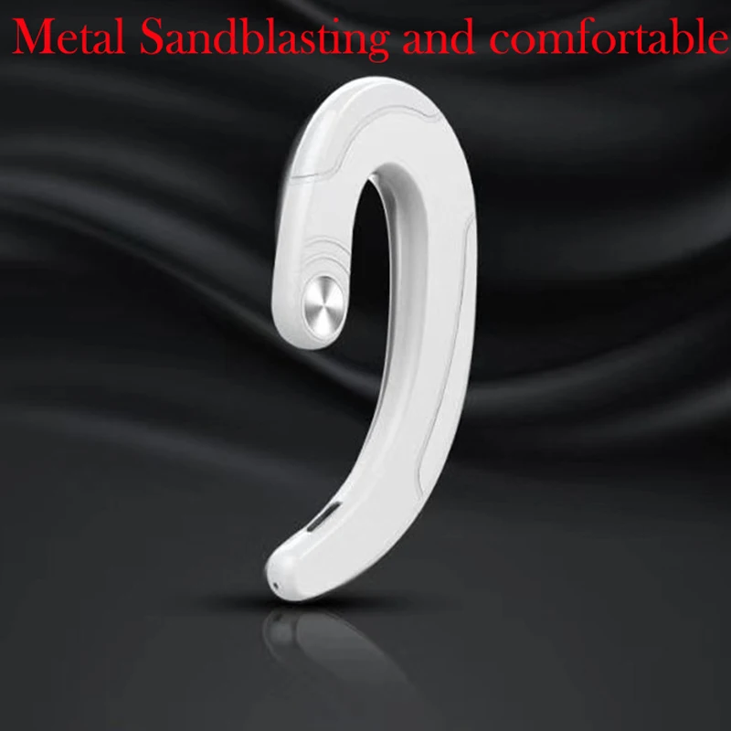 Ear Hook Bluetooth Headset Bone Conduction Sport Headphone With Mic Adjustable headband For IOS Android Smartphone USB Charge (3)