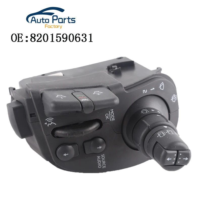 Kopen Auto Accessoires Radio Ruitenwissers Stuurkolom Combinatie Schakelaar Voor RENAULT CLIO III MODUS KANGOO OEM 8201590631