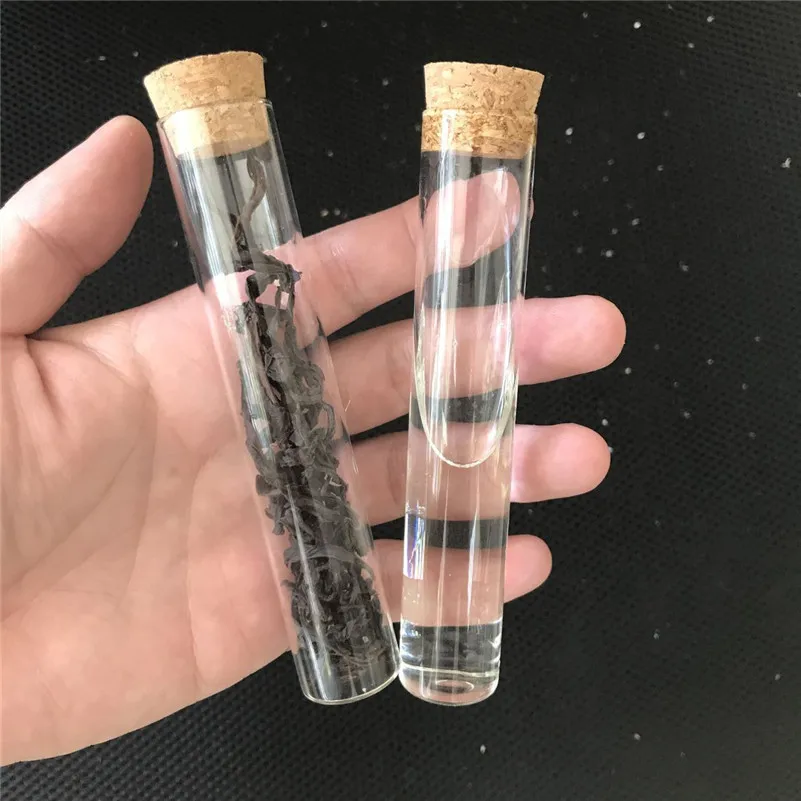 30ml Empty Glass Transparent Clear Bottles With Cork Stopper Vials Jars Storage Gift Wedding Bottles Jars 50pcs/lot