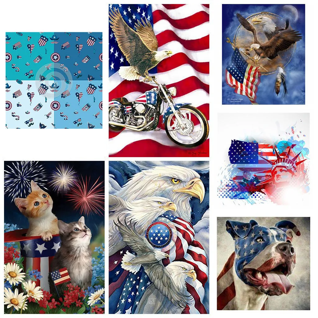 

2019 Household daily necessities Embroidery Paintings Rhinestone Pasted DIY Diamond Painting Cross Stitch Home Decoration